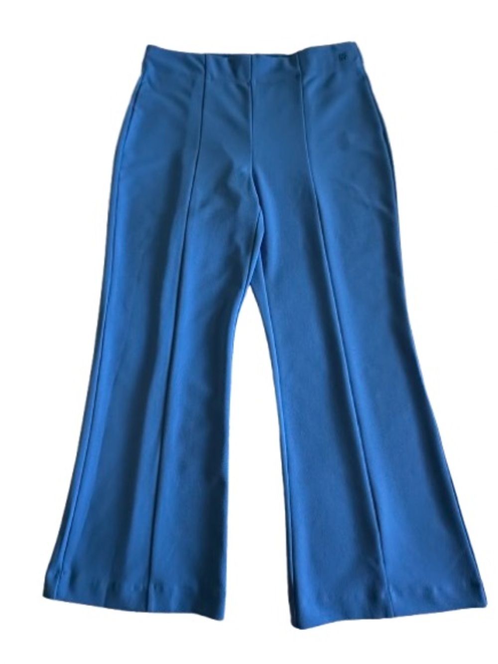 Dkny Women's M Cobalt Blue Boot-Cut Ponte Fit & Flare Leg Boot-Cut Dress Pants